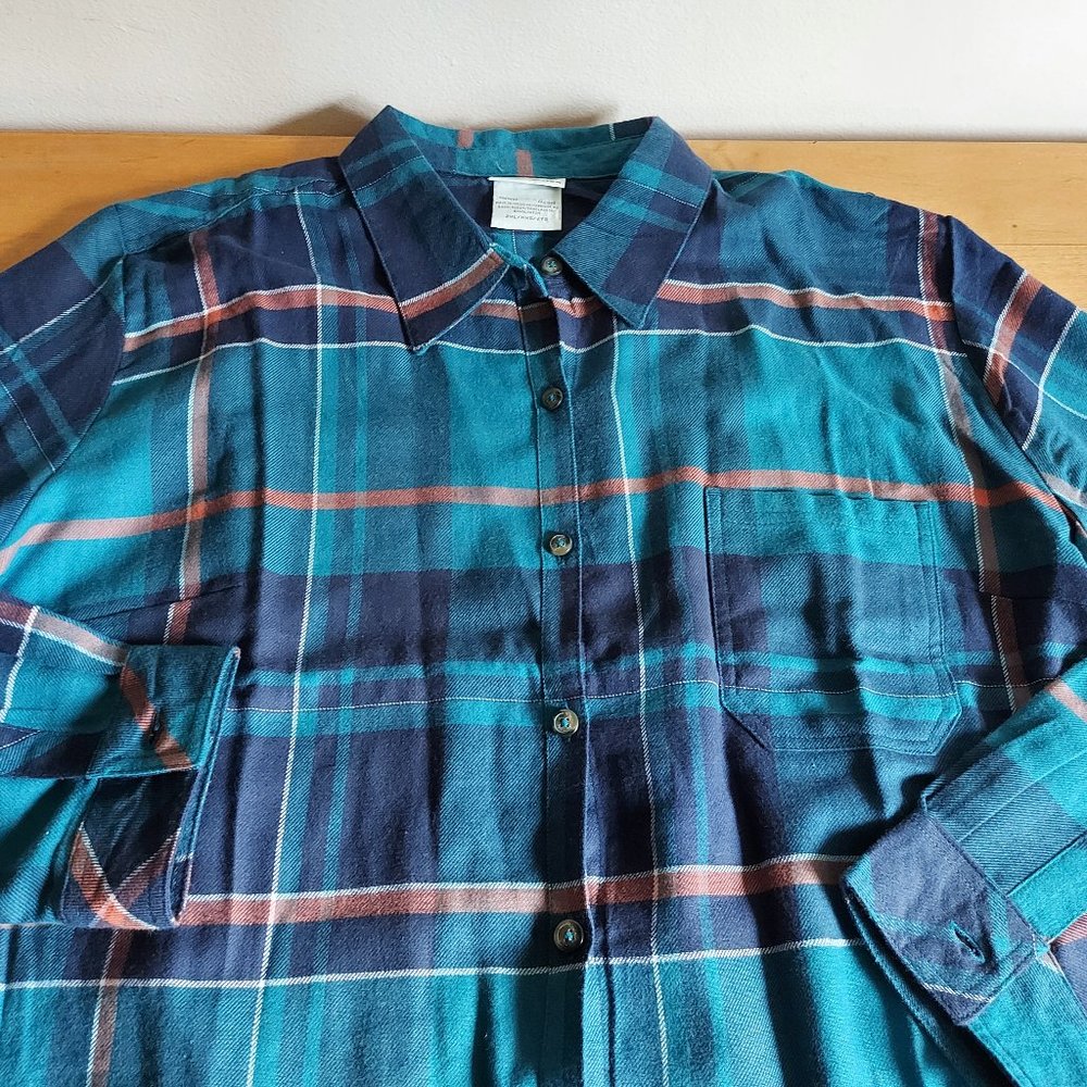 Dickies Crafted for Women 2XL NWOT'S Flannel Shirt